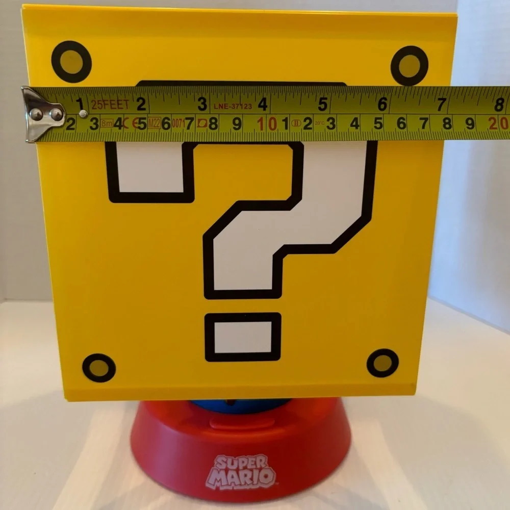 Paladone Super Mario Bros Icon Lamp with 3 Brightness Settings and Auto Shut Off